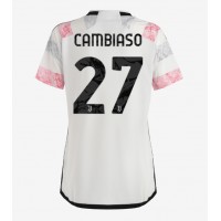 Dámy Fotbalový dres Juventus Andrea Cambiaso #27 2023-24 Venkovní Krátký Rukáv